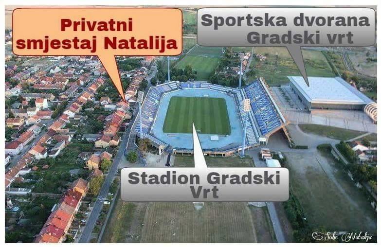 Smjestaj Natalija Hotel Osijek Exterior foto